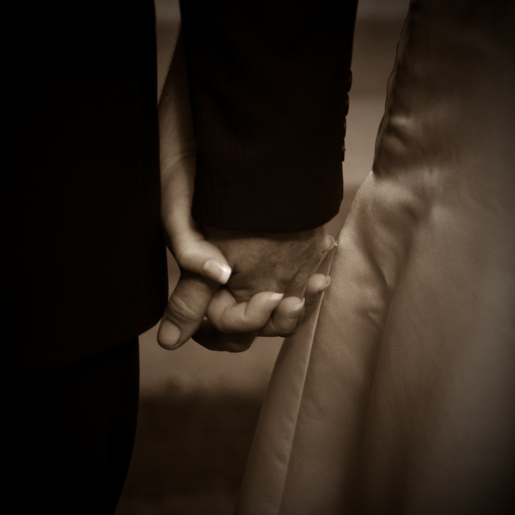 Pete and Michelle hands